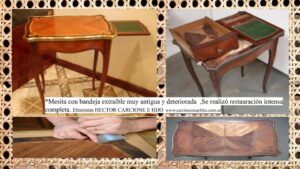 Mesa restaurada