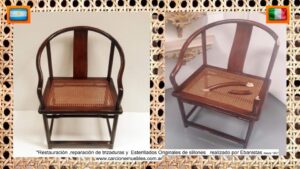 SILLON CON BRAZO ROTO RESTAURADO